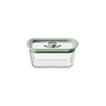 Bori Bono BoVac Rectangle Borosilicate Glass Food Container Airtight Vacuum Sealed